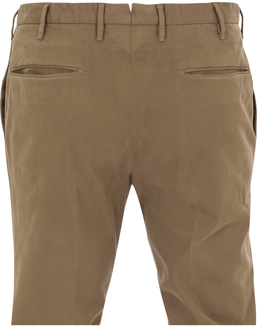 Heren | Broeken | Incotex | Slim Fit Comfort Chino Khaki
