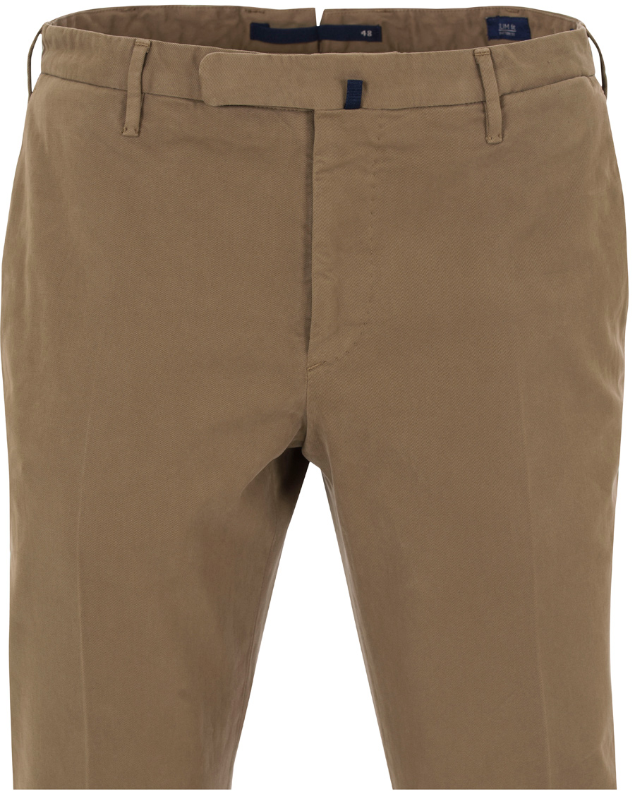 Heren | Broeken | Incotex | Slim Fit Comfort Chino Khaki