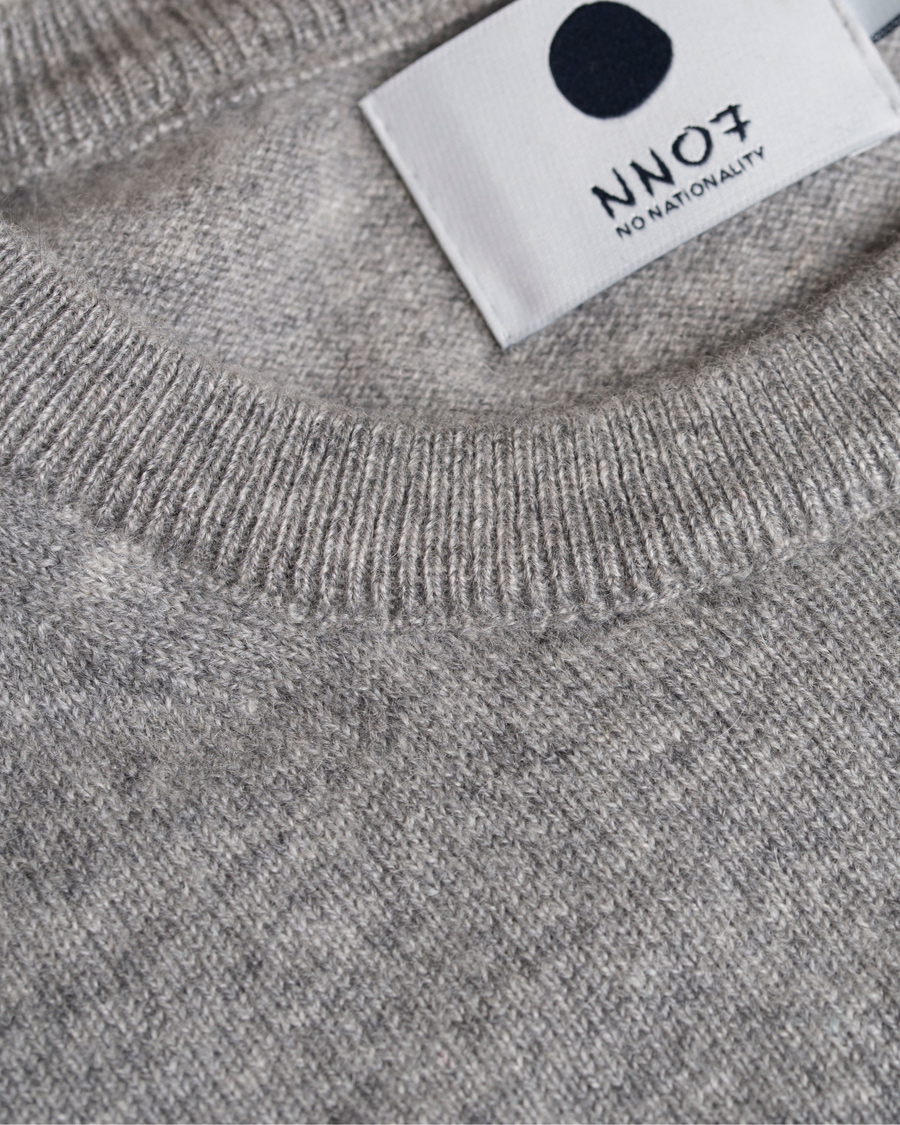 Heren | Truien | NN07 | Charles Loro Piana 6207 Cashmere Pullover Grey