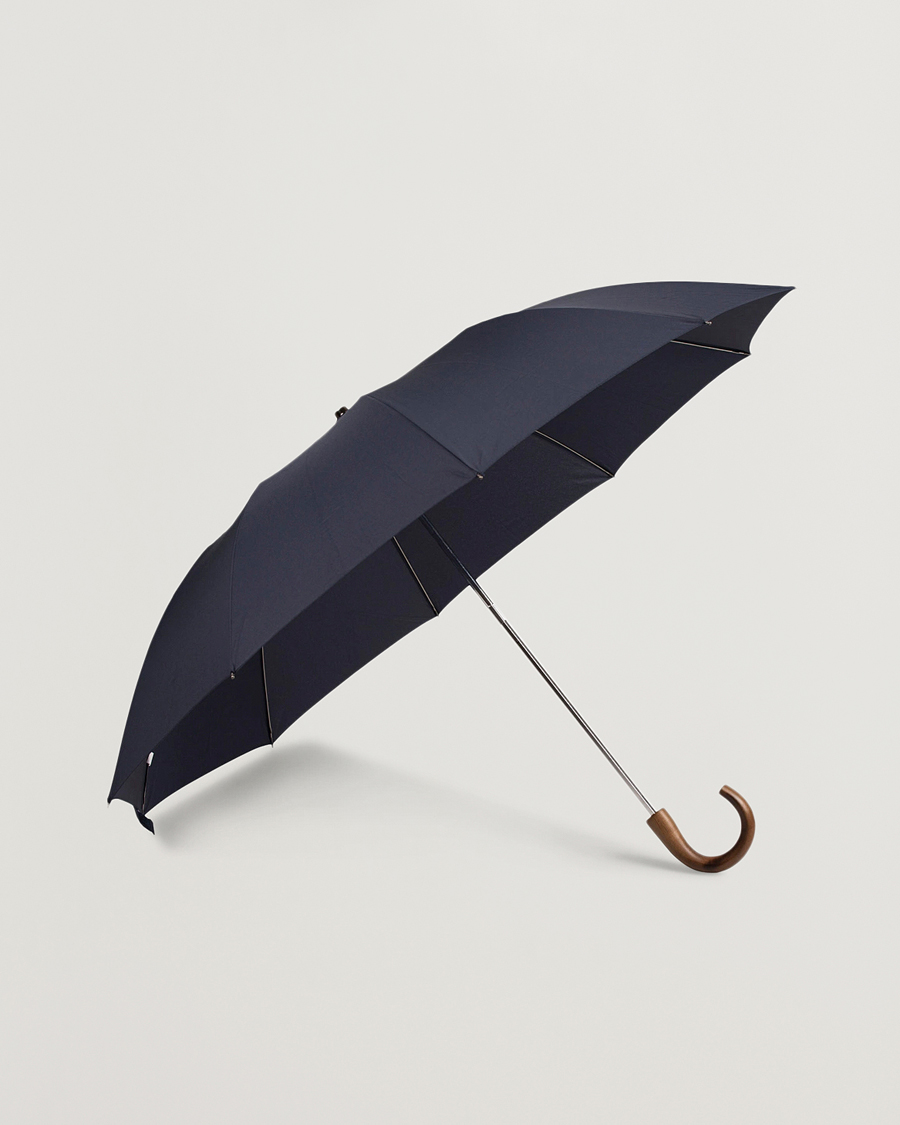 Heren | Paraplu's | Fox Umbrellas | Telescopic Umbrella Navy