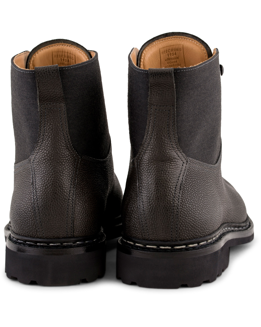 Heren | Heschung Ginkgo Beluga Boot Grained Black Calf | Heschung | Ginkgo Beluga Boot Grained Black Calf
