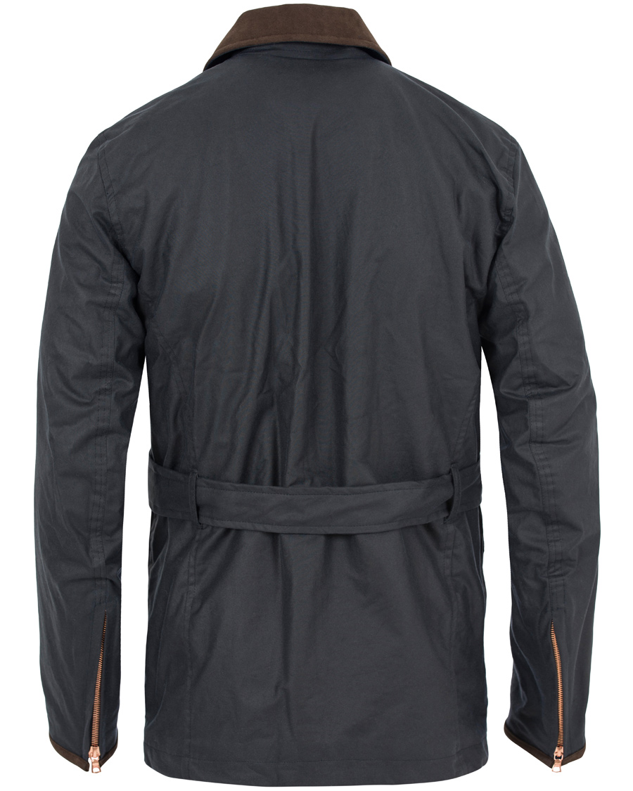 Heren | Jassen | Private White V.C. | Waxed Twin Track Jacket Navy