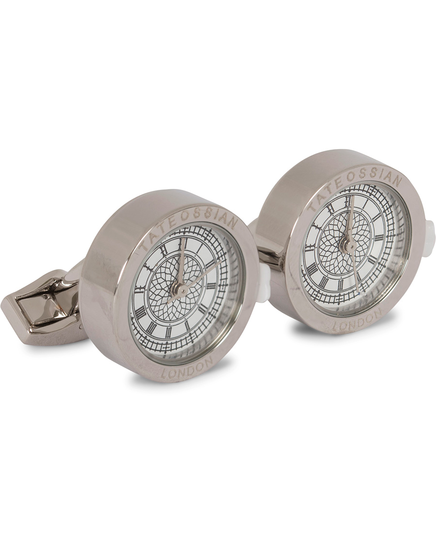 Heren | Tateossian Watch Cufflinks White Big Ben | Tateossian | Watch Cufflinks White Big Ben