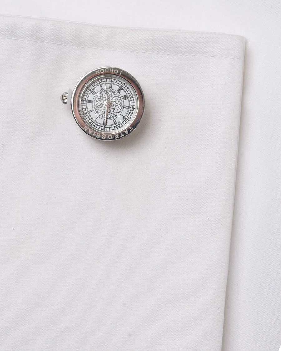 Heren | Tateossian Watch Cufflinks White Big Ben | Tateossian | Watch Cufflinks White Big Ben