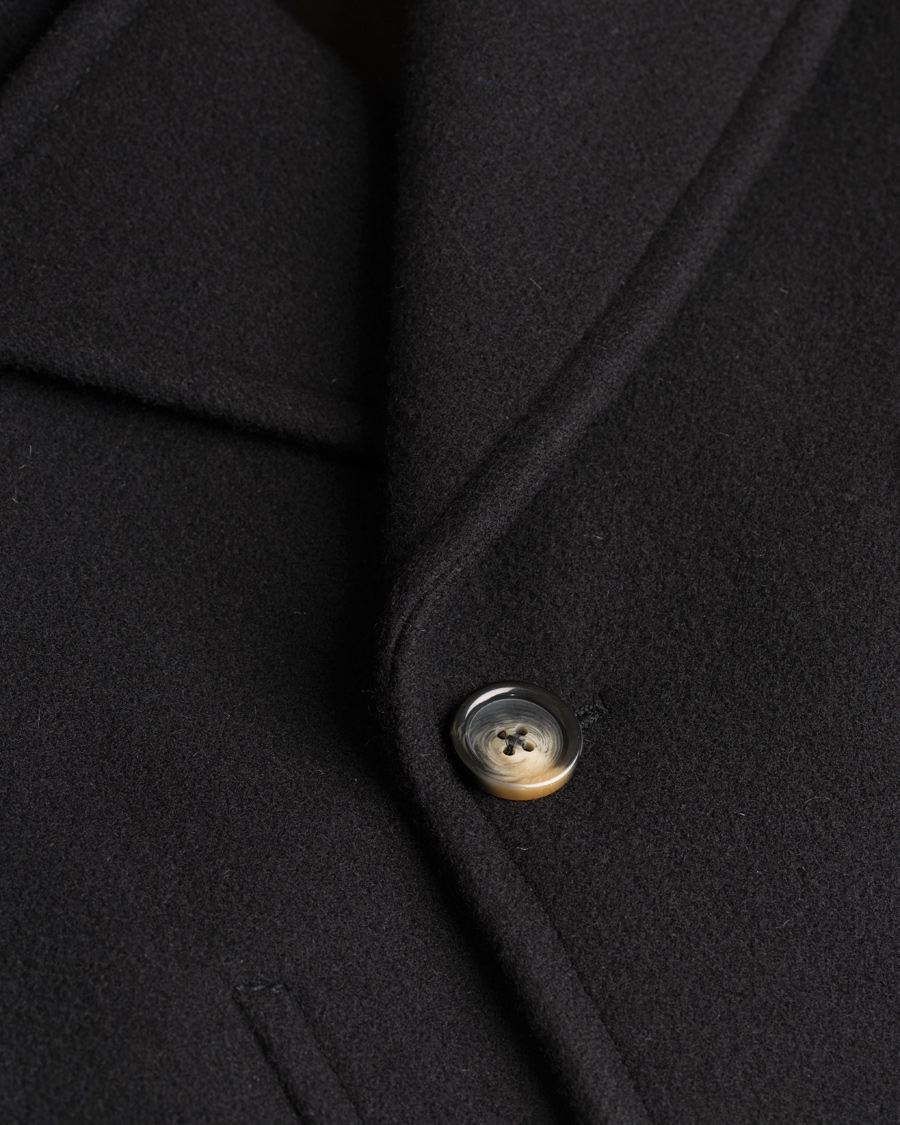 Heren | Jassen | J.Lindeberg | Wilton Pea Coat Jacket Black