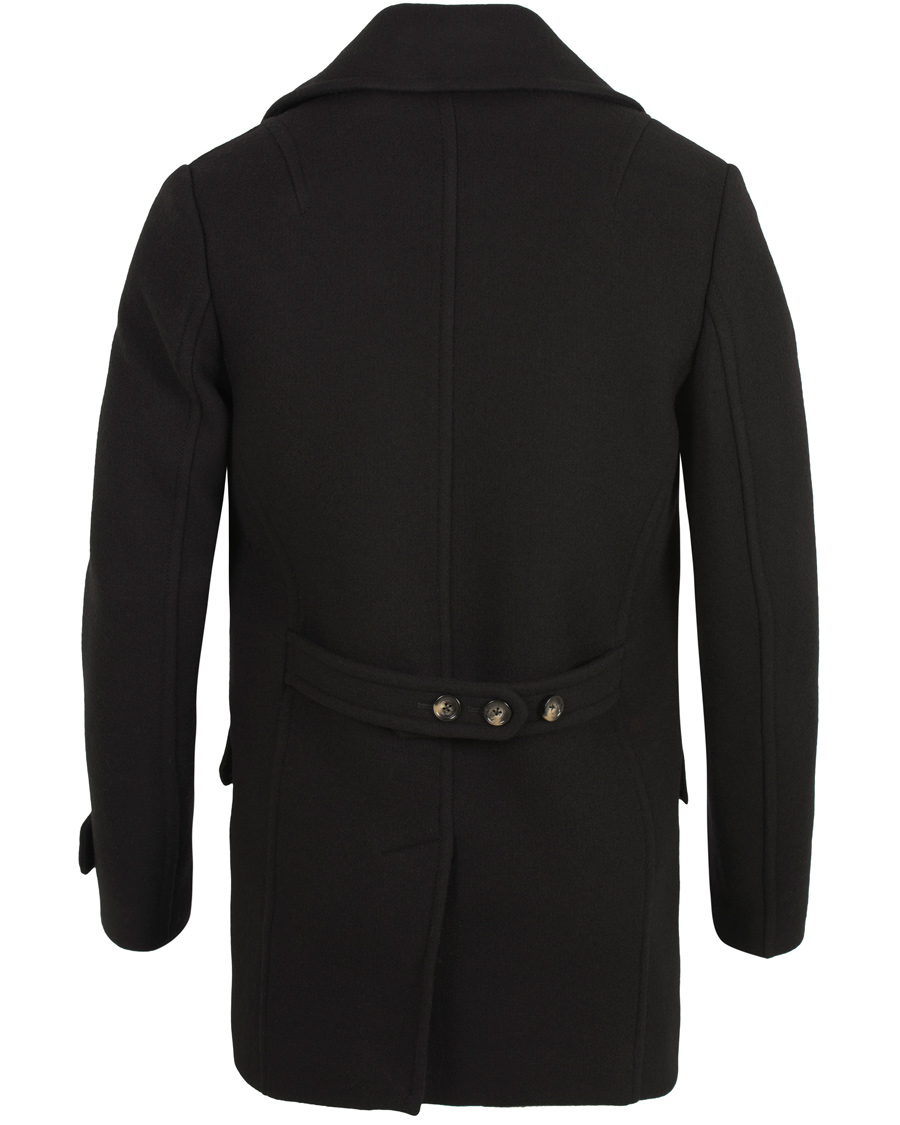 Heren | Jassen | J.Lindeberg | Wilton Pea Coat Jacket Black