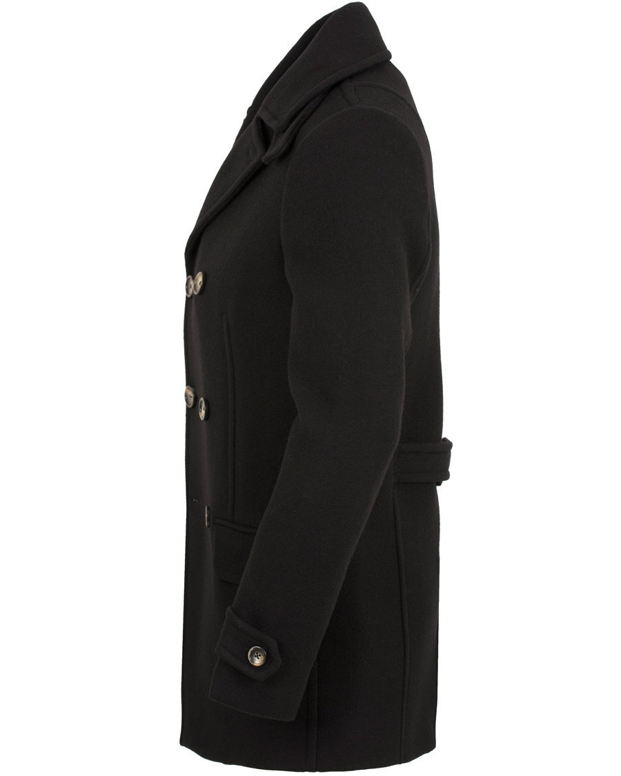 Heren | Jassen | J.Lindeberg | Wilton Pea Coat Jacket Black