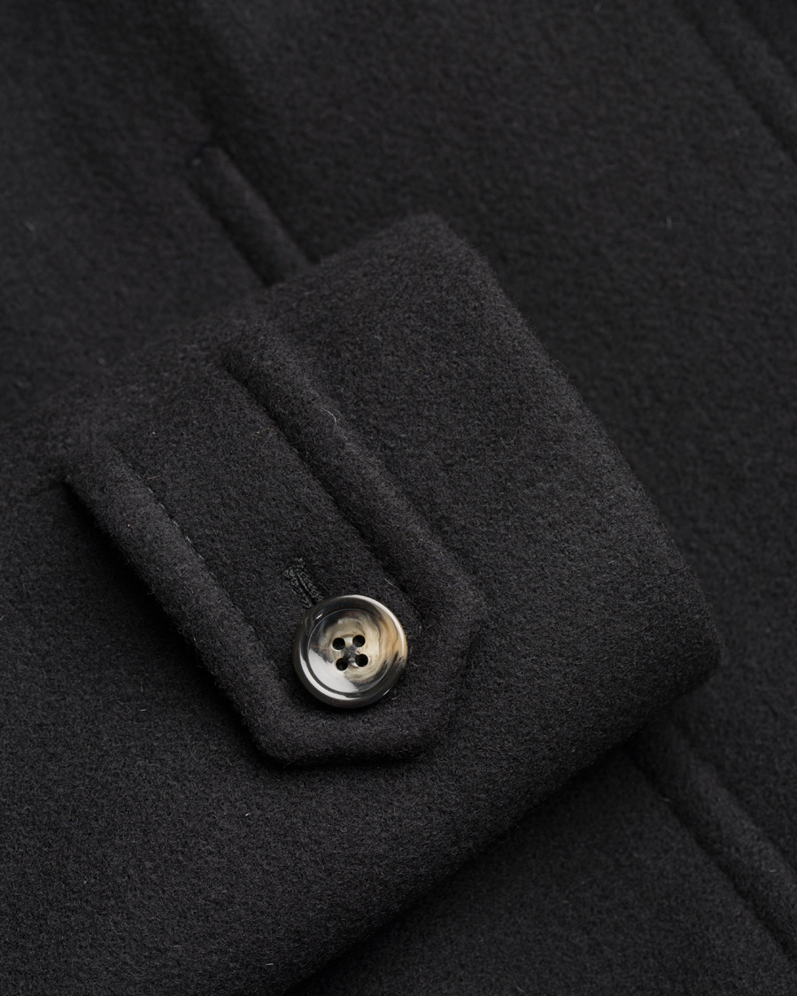 Heren | Jassen | J.Lindeberg | Wilton Pea Coat Jacket Black