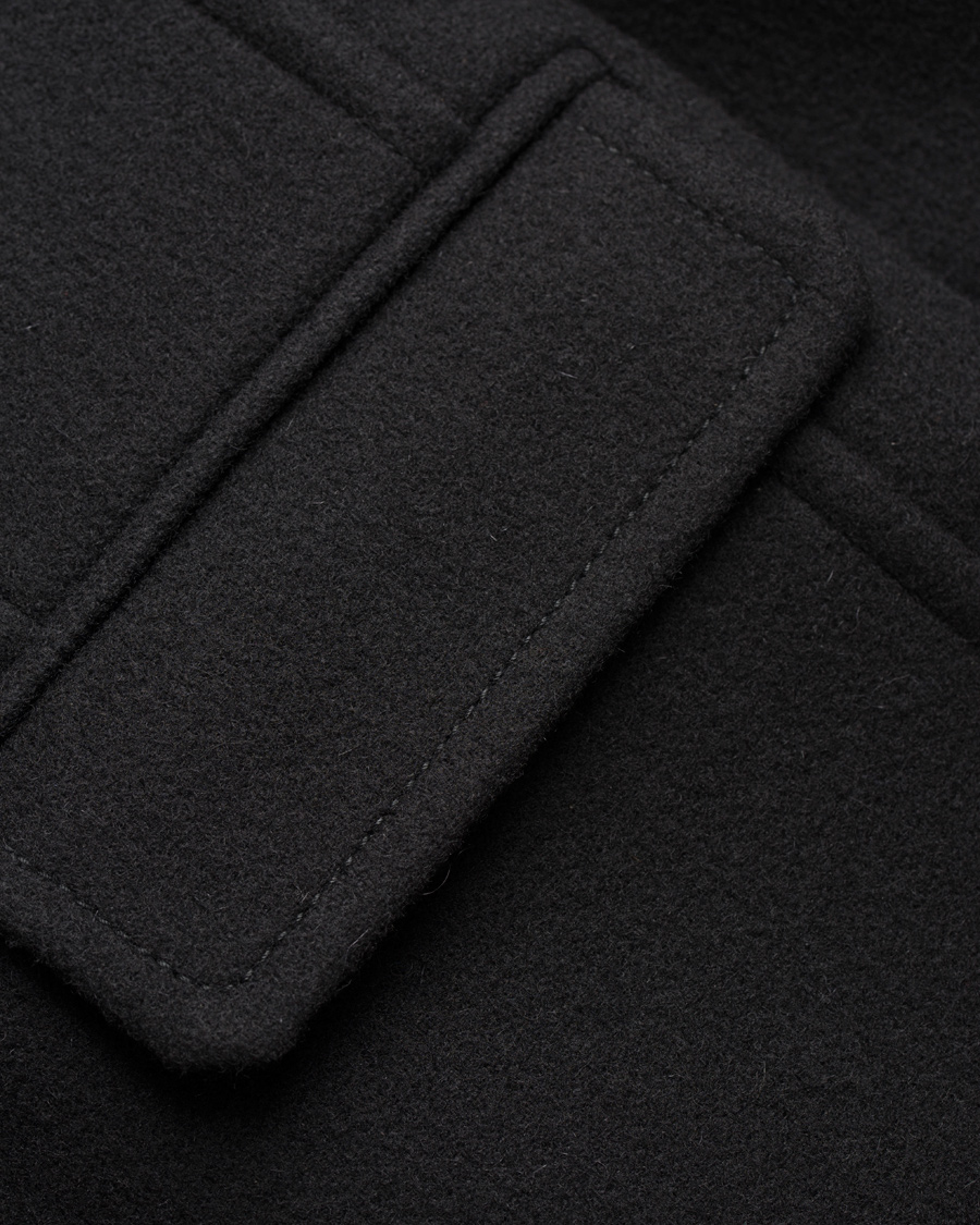 Heren | Jassen | J.Lindeberg | Wilton Pea Coat Jacket Black