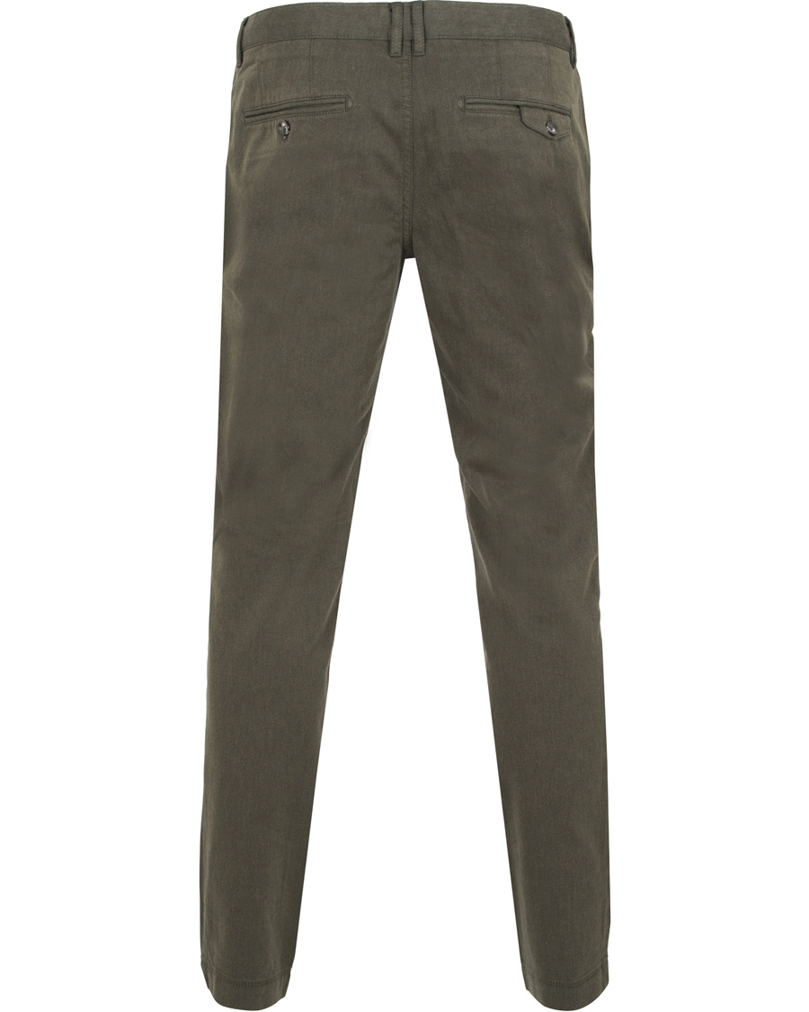 Heren | Broeken | J.Lindeberg | Chaze Flannel Twill Chino Maori Green