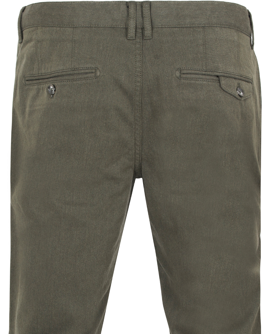 Heren | Broeken | J.Lindeberg | Chaze Flannel Twill Chino Maori Green