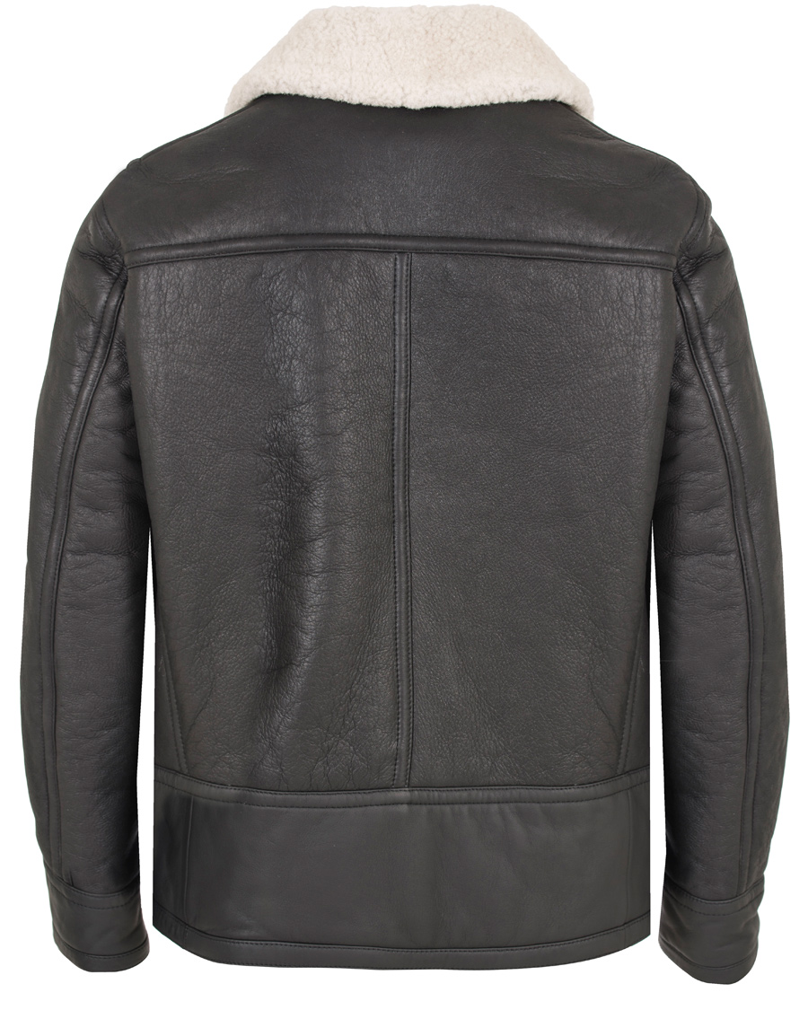 Heren | Jassen | GANT Rugger | The Shearling Aviator Jacket Black