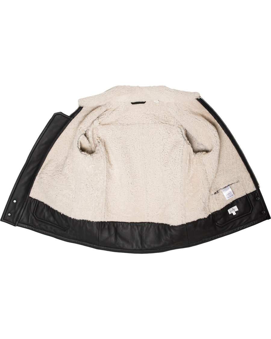 Heren | Jassen | GANT Rugger | The Shearling Aviator Jacket Black