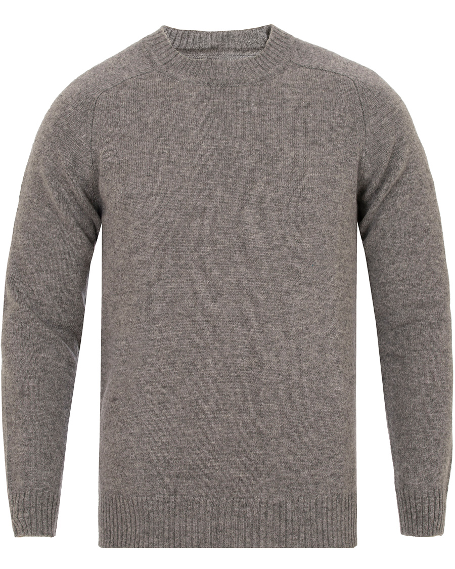 Heren | Truien | GANT Rugger | The Shetland Sweater Grey Melange