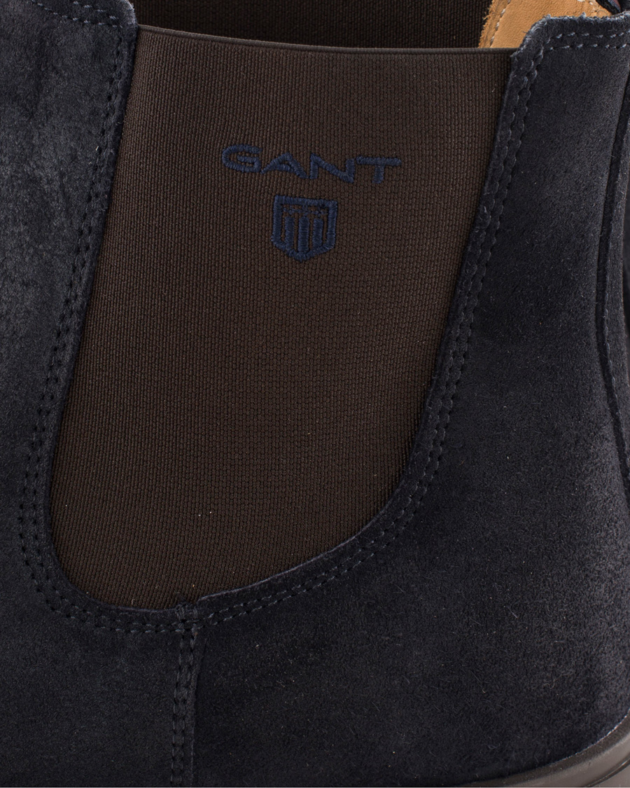 Heren | GANT Oscar Chelsea Boot Navy Suede | GANT | Oscar Chelsea Boot Navy Suede