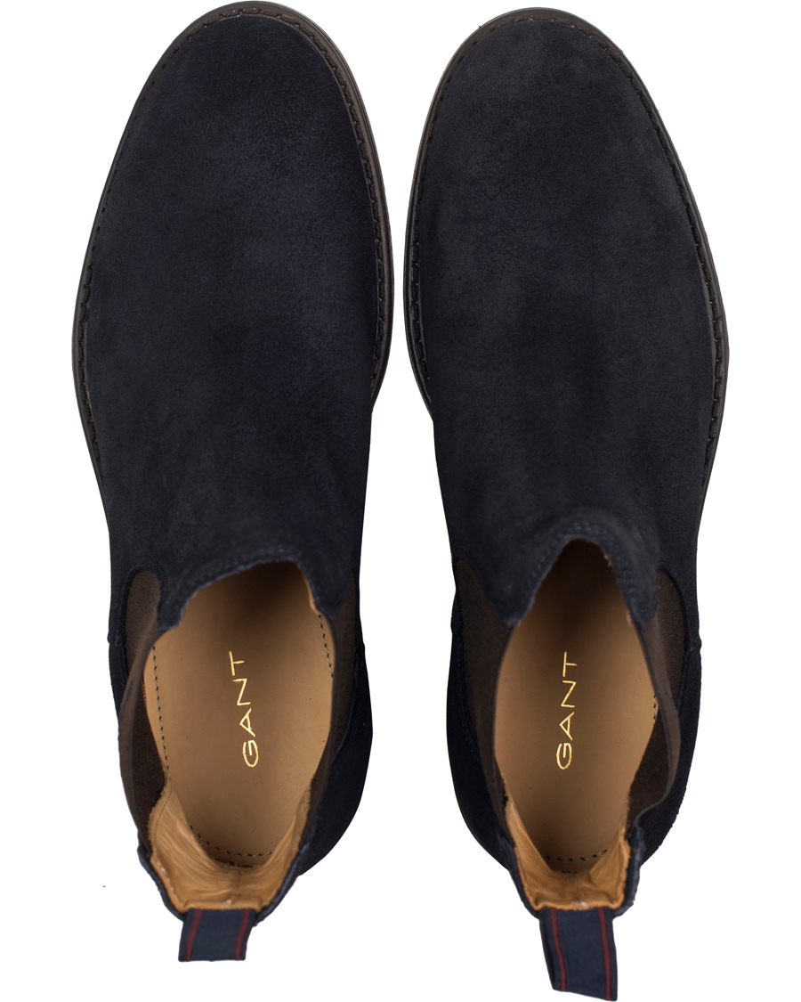 Heren | GANT Oscar Chelsea Boot Navy Suede | GANT | Oscar Chelsea Boot Navy Suede