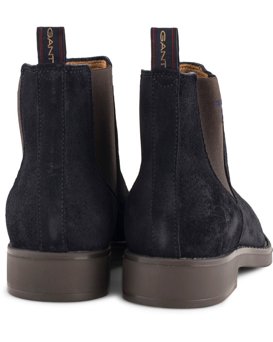 Heren | GANT Oscar Chelsea Boot Navy Suede | GANT | Oscar Chelsea Boot Navy Suede