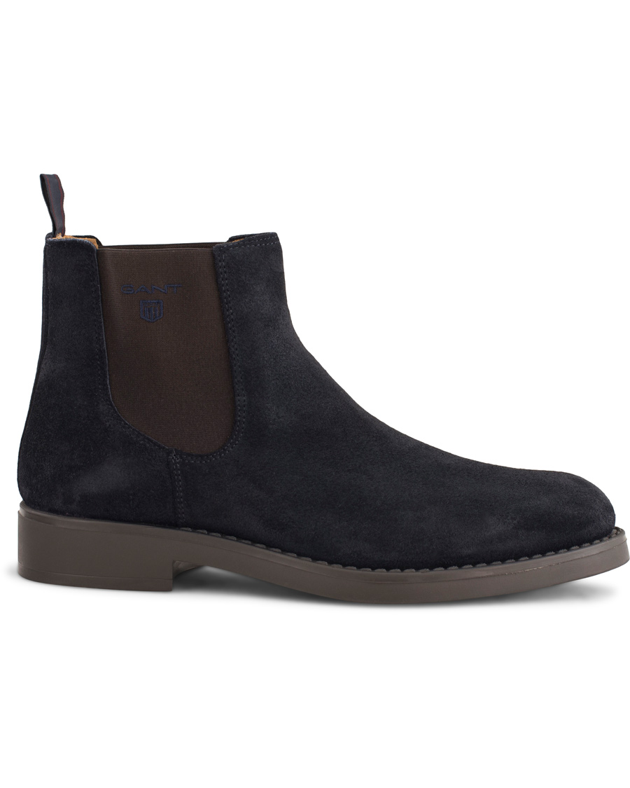 Heren | GANT Oscar Chelsea Boot Navy Suede | GANT | Oscar Chelsea Boot Navy Suede