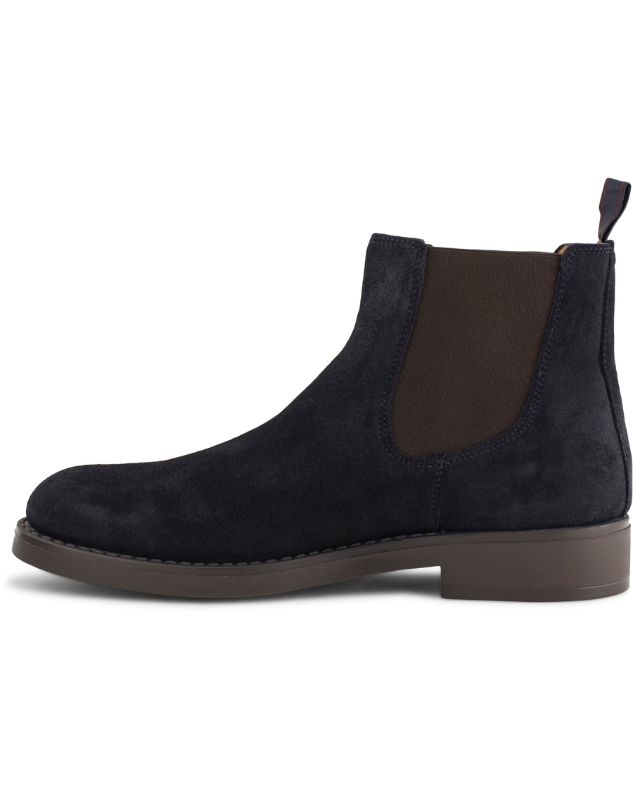 Heren | GANT Oscar Chelsea Boot Navy Suede | GANT | Oscar Chelsea Boot Navy Suede