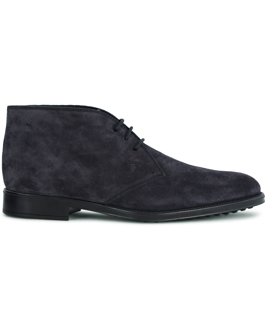 Heren | Tod's Polacco RQ Chukka Blue Denim Suede | Tod's | Polacco RQ Chukka Blue Denim Suede