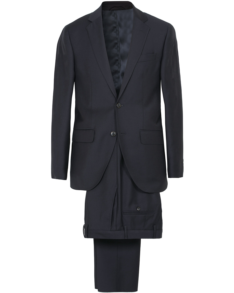 Heren | Pakken | Hackett | Mayfair Wool Suit Midnight