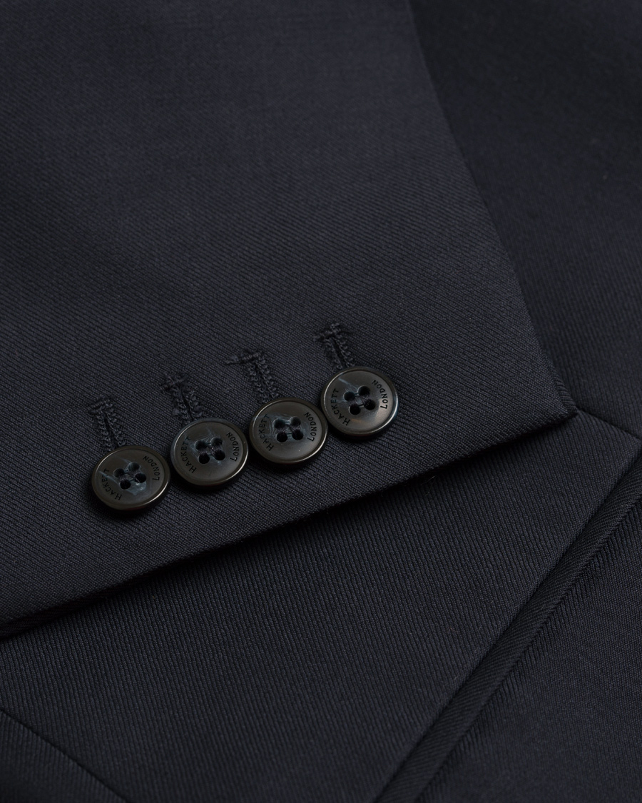 Heren | Pakken | Hackett | Mayfair Wool Suit Midnight