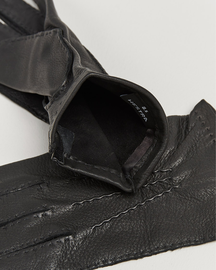 Heren | Verwarmende accessoires | Hestra | Henry Unlined Deerskin Glove Black