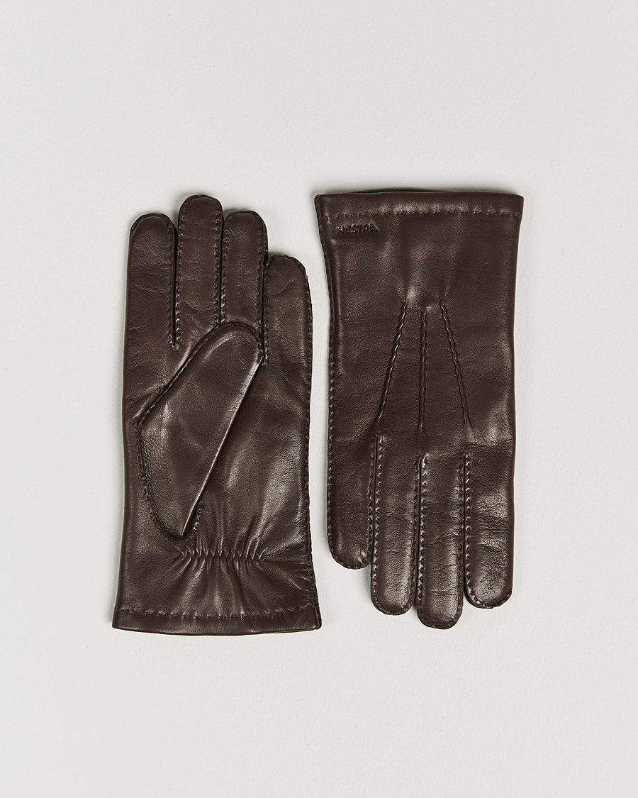 Heren | Handschoenen | Hestra | Edward Wool Lined Glove Espresso