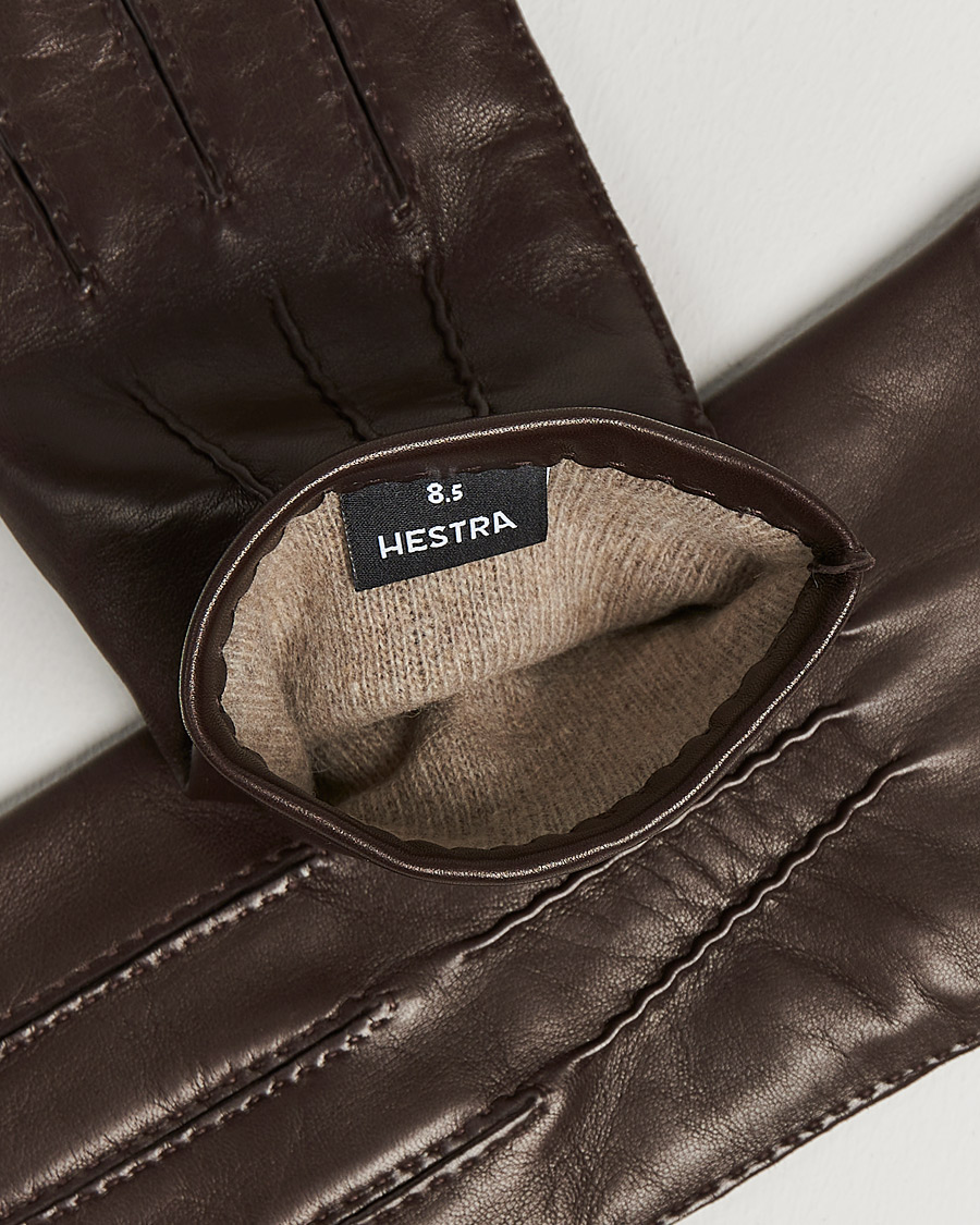 Heren | Afdelingen | Hestra | Edward Wool Liner Glove Espresso