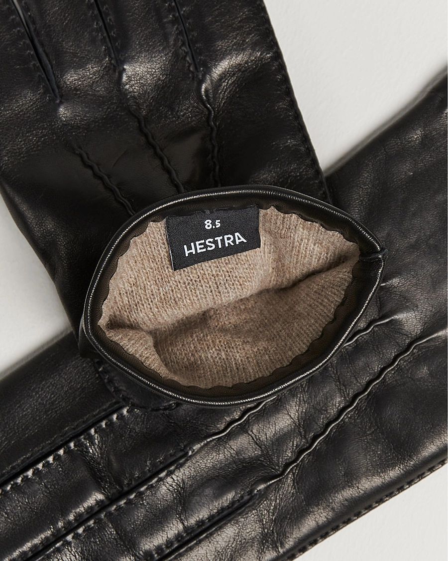 Heren | Verwarmende accessoires | Hestra | Edward Wool Liner Glove Black