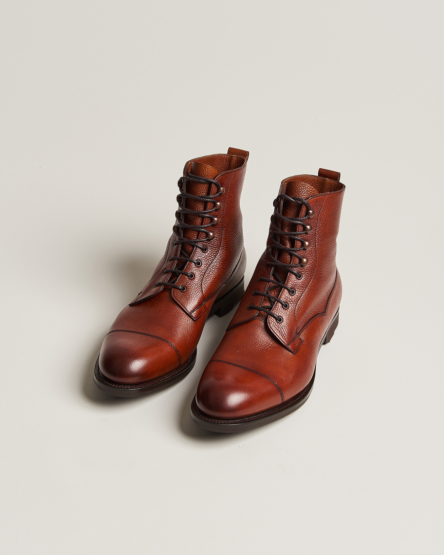 Heren | Veterlaarzen | Edward Green | Galway Ridgeway Boot Rosewood Country Calf