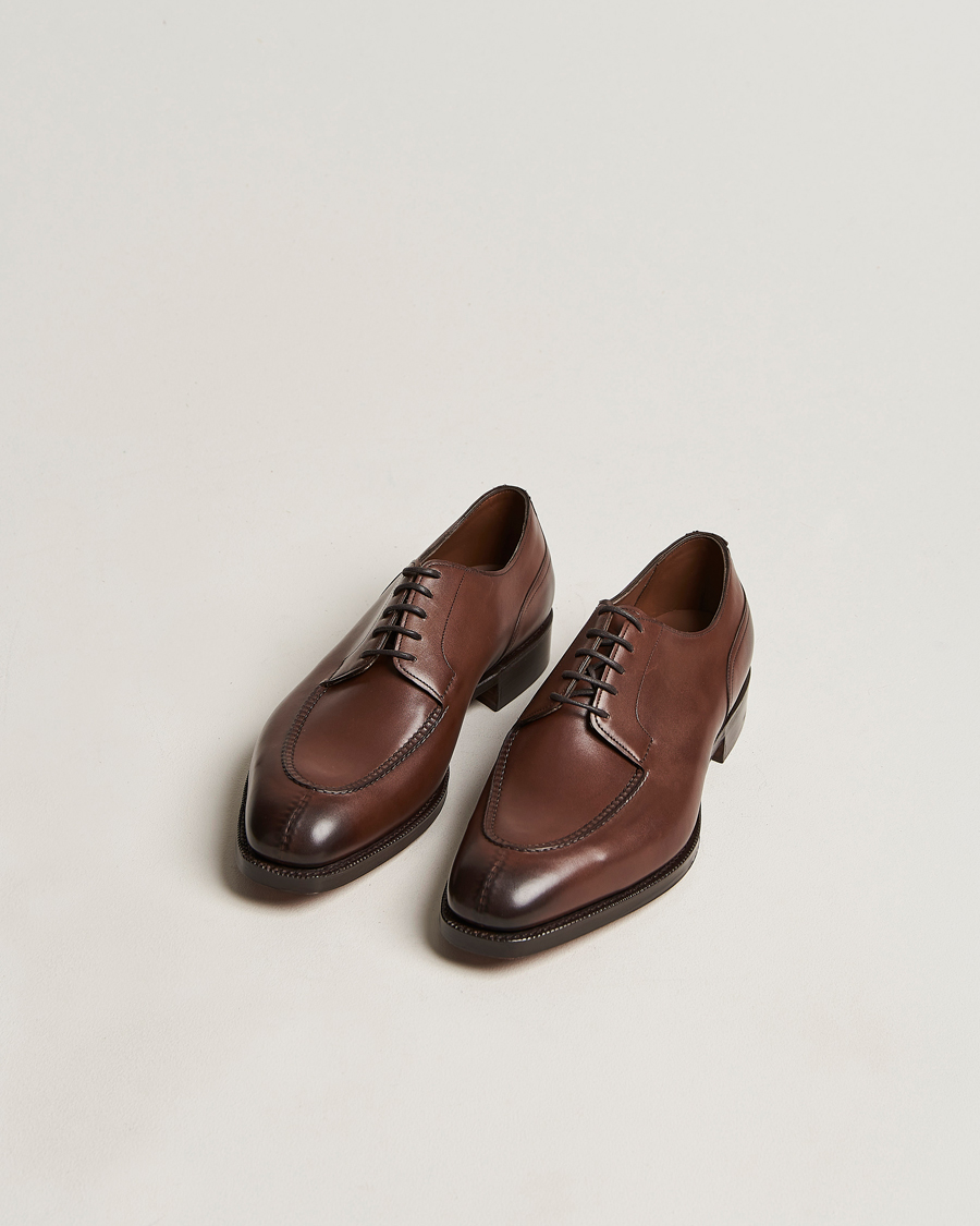 Heren | Binnenkort op voorraad | Edward Green | Dover Split Toe Dark Oak Calf