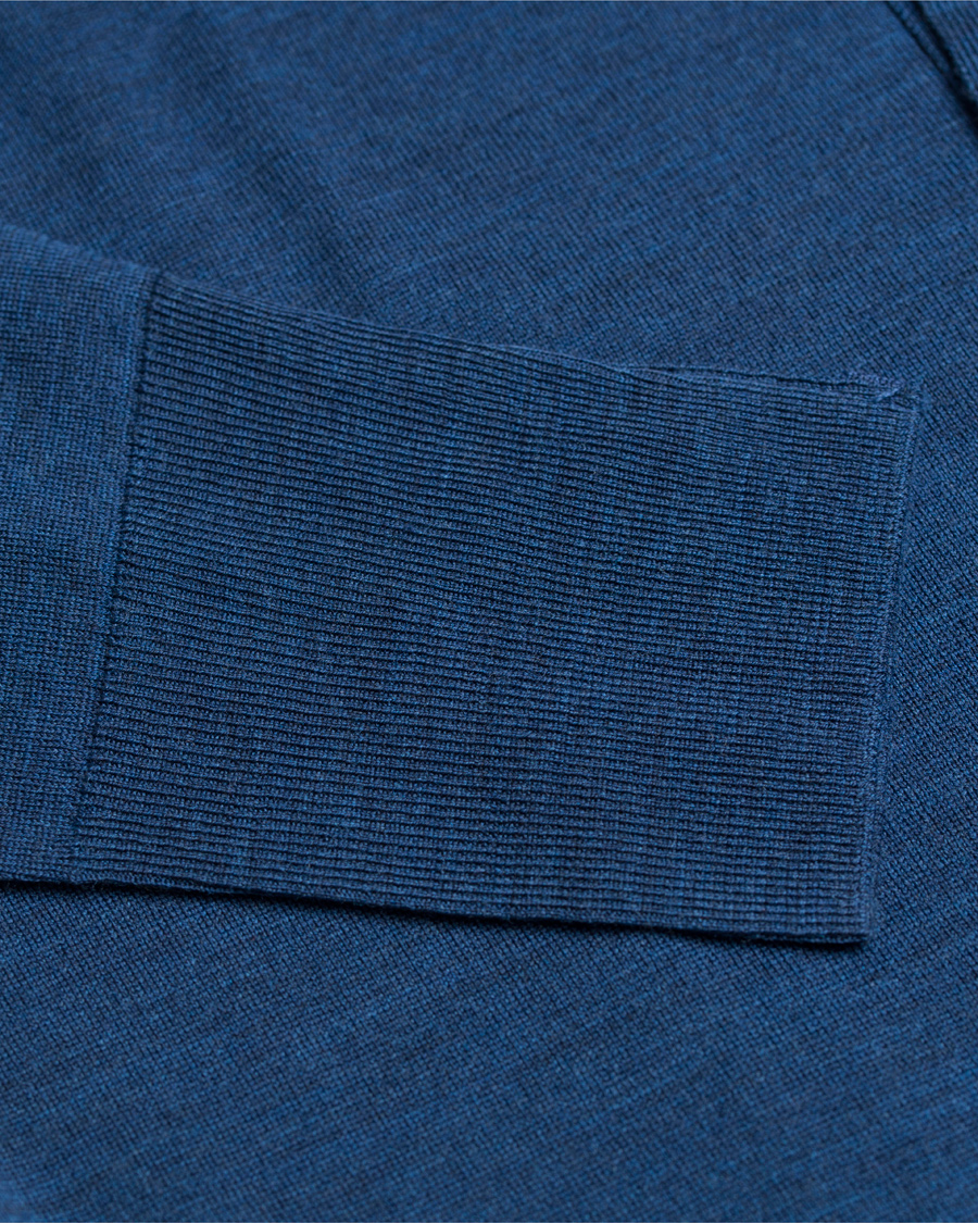 Heren | Truien | John Smedley | Bryn Extra Fine Merino Cardigan Indigo