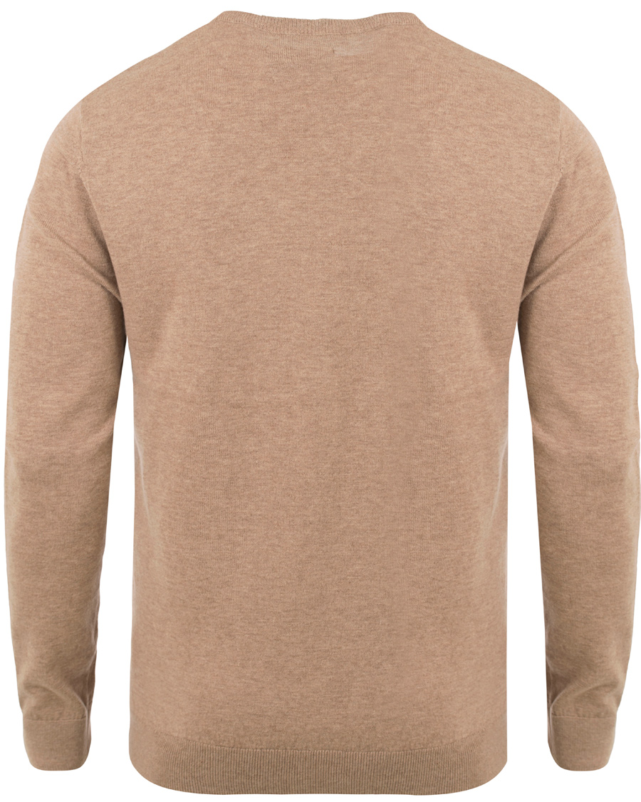 Heren | Truien | Lexington | Jeff Crewneck Sweater Silver Mink Beige