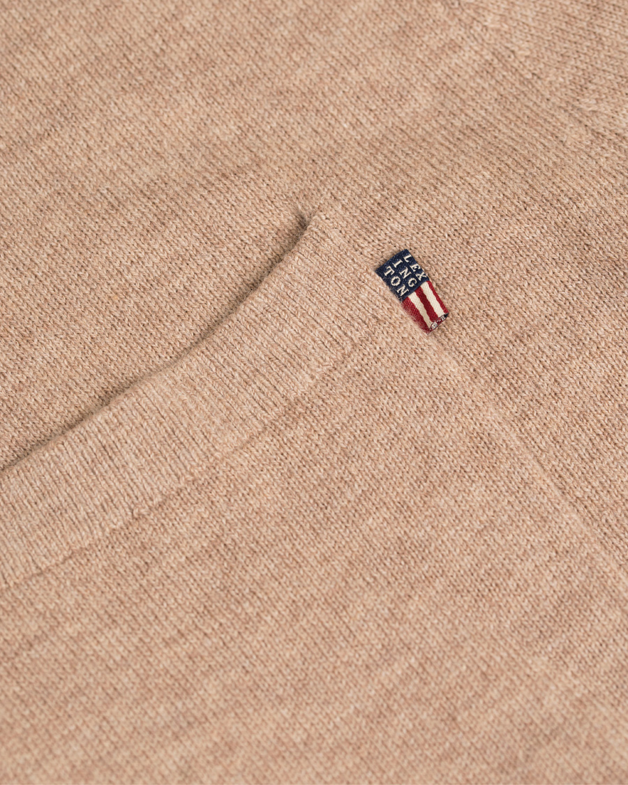 Heren | Truien | Lexington | Jeff Crewneck Sweater Silver Mink Beige