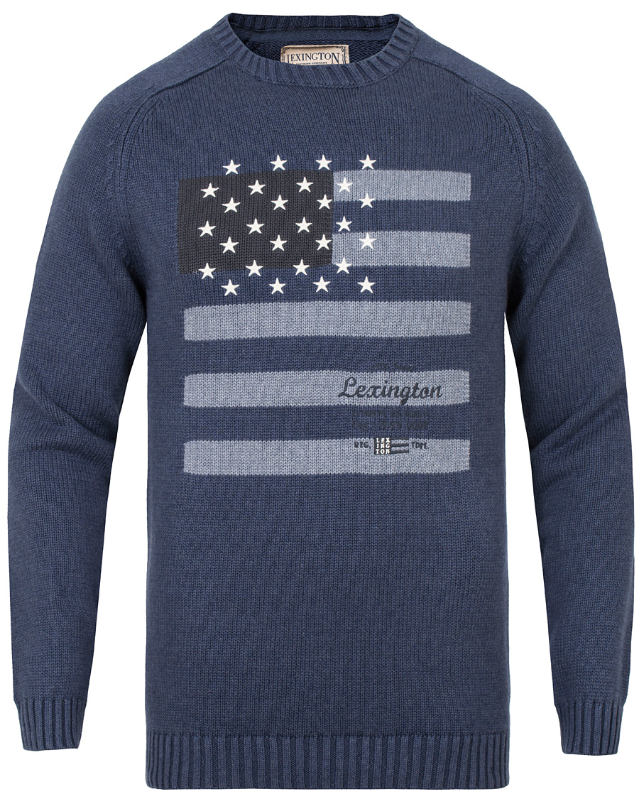 Heren | Truien | Lexington | Dylan Sweater Indigo