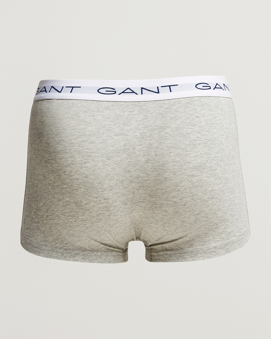 Heren | Ondergoed | GANT | 3-Pack Trunk Boxer White/Black/Grey Melange