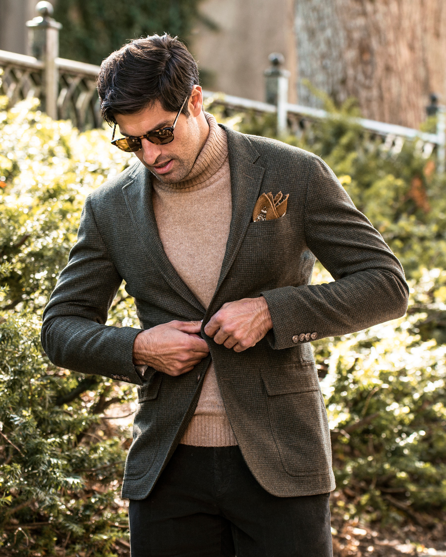 Heren | Blazers | Polo Ralph Lauren | Clothing Morgan Harvard Sportcoat Olive/Brown