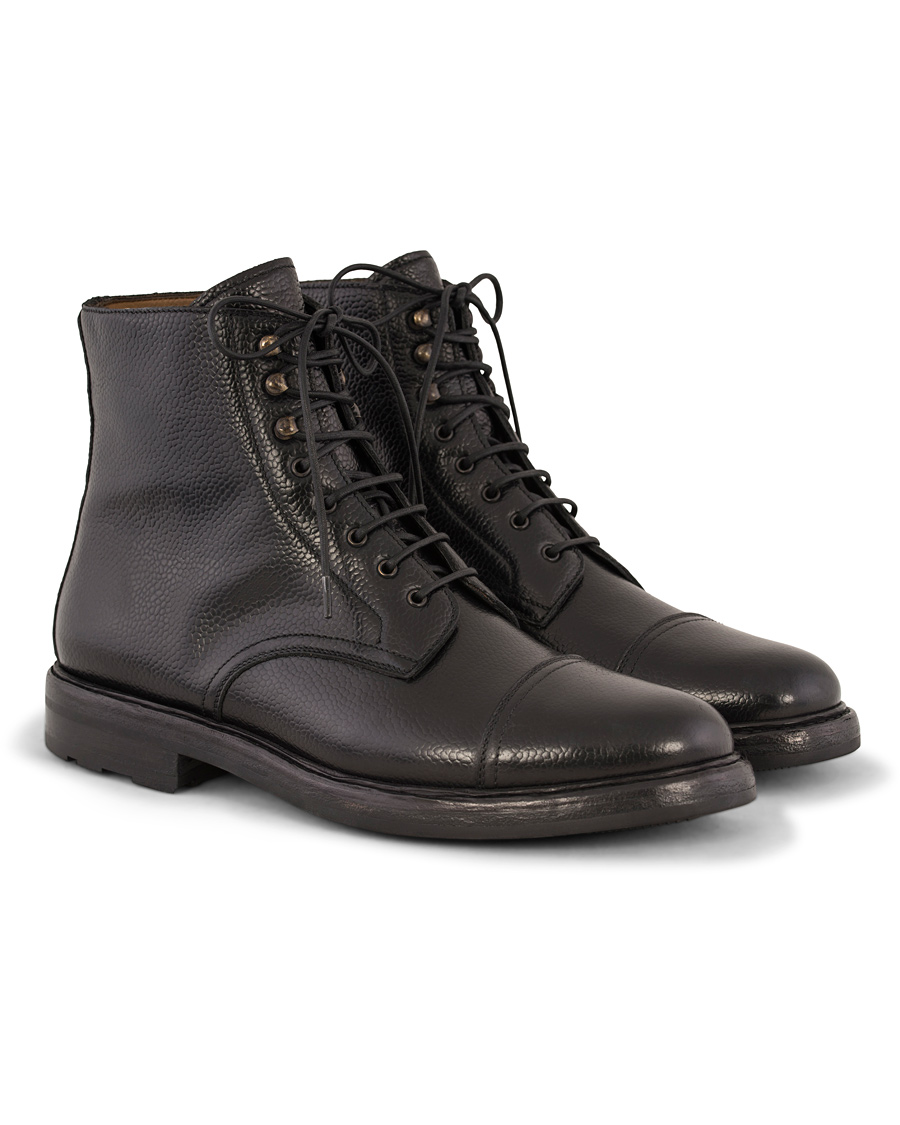 Heren | Ralph Lauren Macomb Boot Country Grain Black | Polo Ralph Lauren | Ralph Lauren Macomb Boot Country Grain Black