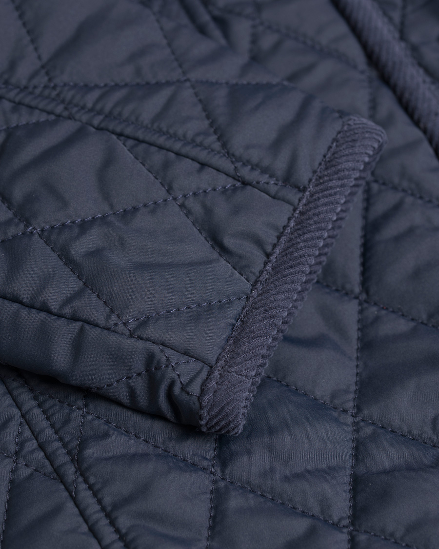 Heren | Jassen | Henri-Lloyd | Henri Lloyd Gelyn Long Quilted Jacket Navy