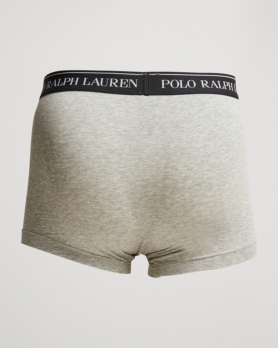 Heren | Boxershorts | Polo Ralph Lauren | 3-Pack Trunk Andover Heather Grey