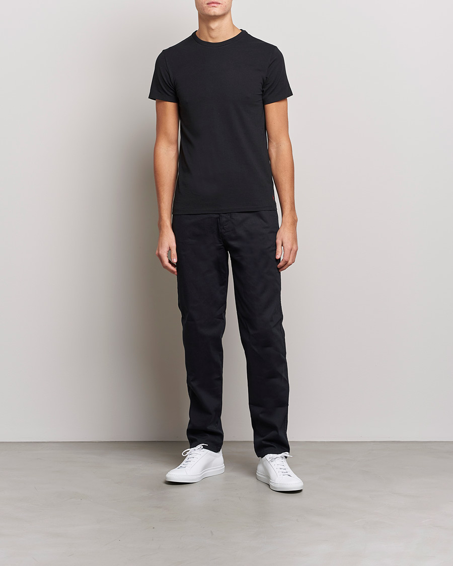 Heren | T-shirts | Polo Ralph Lauren | 2-Pack Cotton Stretch Polo Black