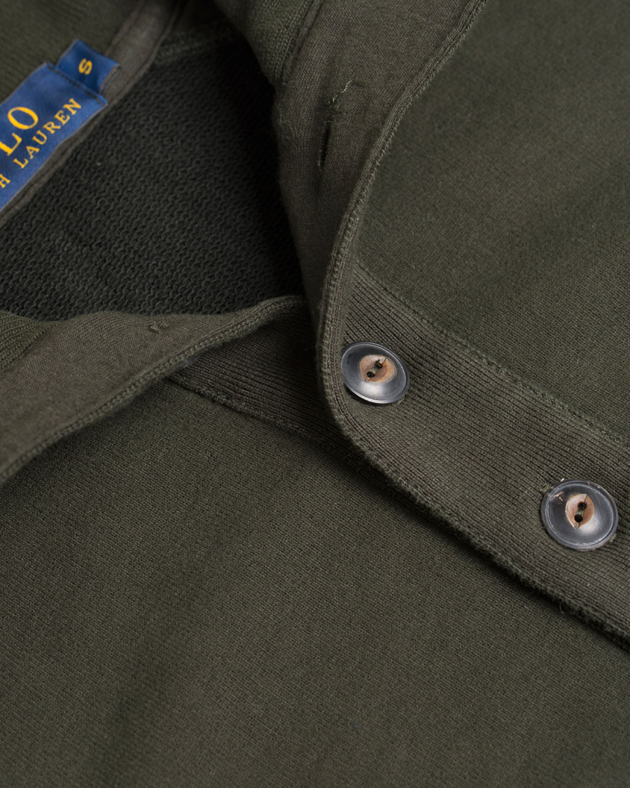 Heren | Truien | Polo Ralph Lauren | Half Button Knitted Sweater Squadron Green