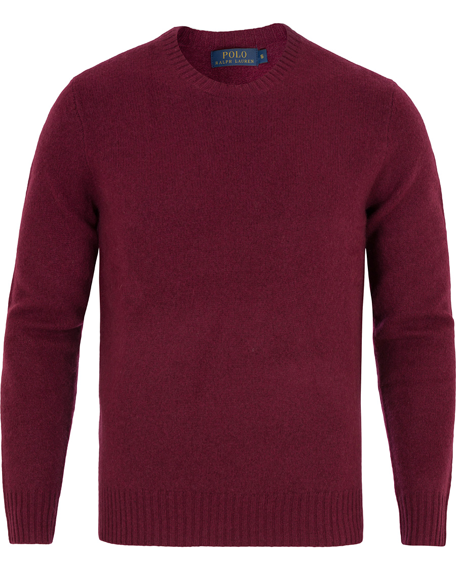 Heren | Truien | Polo Ralph Lauren | Wool/Cashmere Crew Neck Sweater Classic Wine Red
