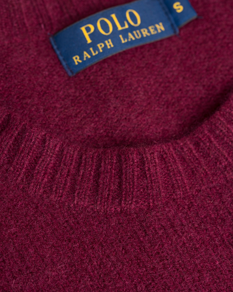 Heren | Truien | Polo Ralph Lauren | Wool/Cashmere Crew Neck Sweater Classic Wine Red