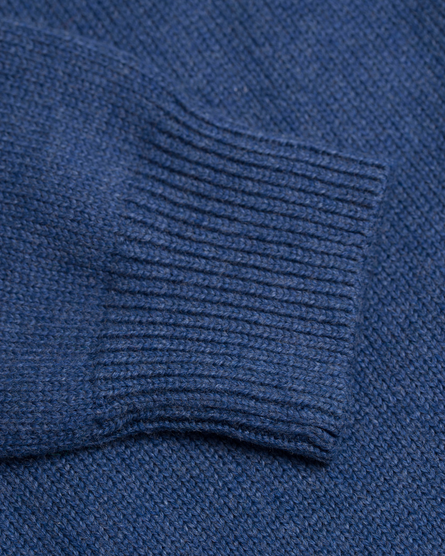 Heren | Truien | Polo Ralph Lauren | Cotton/Curado Half Zip Sweater Shale Blue Heather