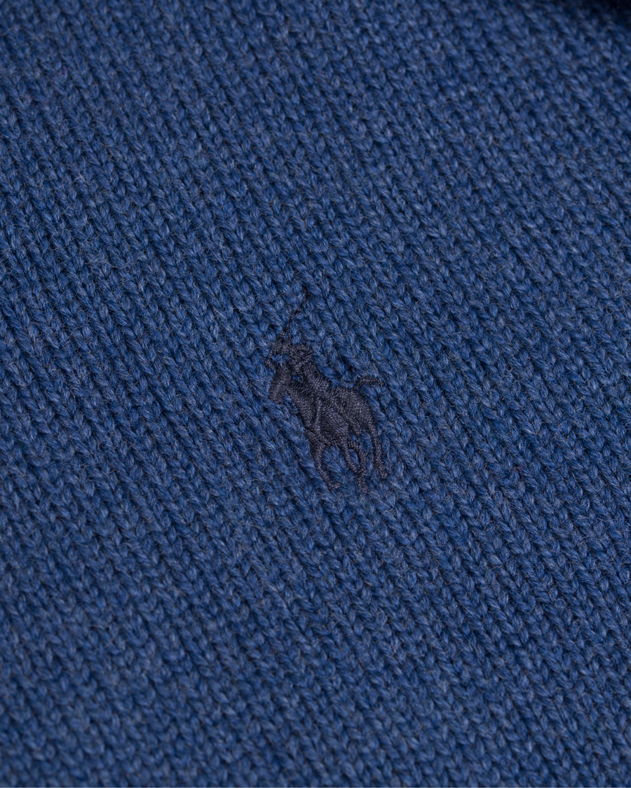 Heren | Truien | Polo Ralph Lauren | Cotton/Curado Half Zip Sweater Shale Blue Heather