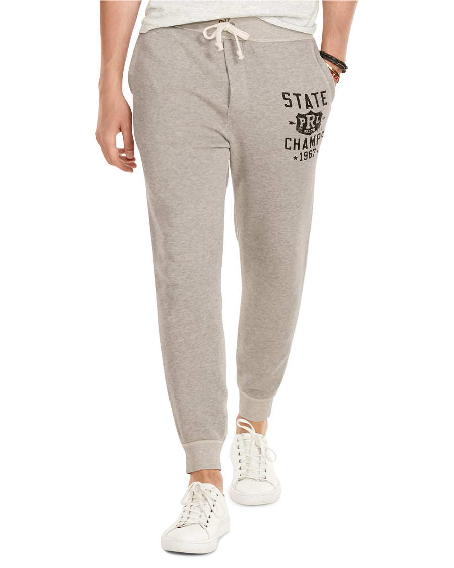 Heren | Broeken | Polo Ralph Lauren | State Champs Sweatpants Salt & Peppar