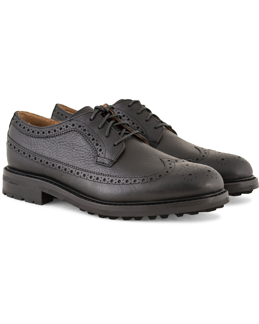 Heren | Polo Ralph Lauren Nyles Brouge Derby Black | Polo Ralph Lauren | Nyles Brouge Derby Black