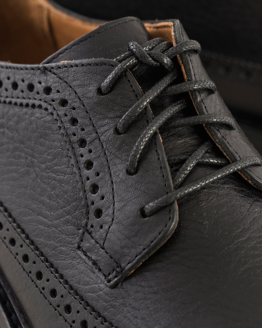Heren | Polo Ralph Lauren Nyles Brouge Derby Black | Polo Ralph Lauren | Nyles Brouge Derby Black